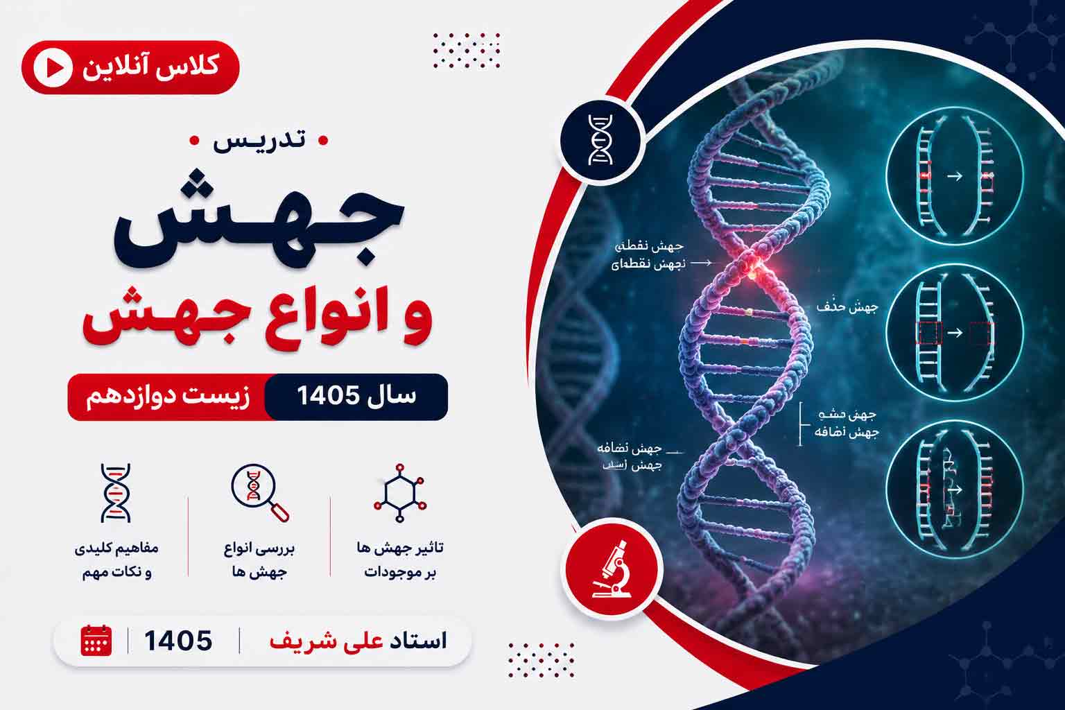 تدریس جهش و انواع جهش